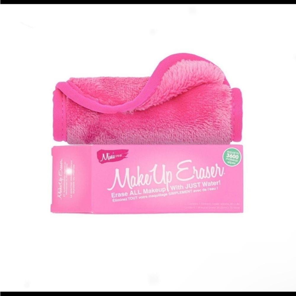 NWT Makeup Eraser: Original Pink Makeup Remover Towel Mini - Picture 3 of 8